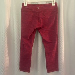 Luon Variegated Lululemon pink leggings